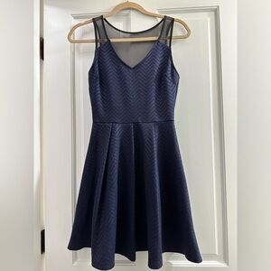Navy blue sun dress